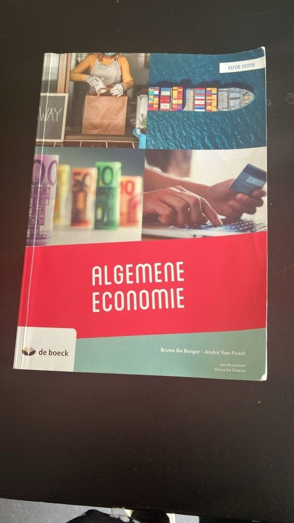 Algemene Economie. 1ste bachelor communicatie UA, Ophalen of Verzenden, Gelezen, Hoger Onderwijs, Bruno De Borger - André Van Poeck