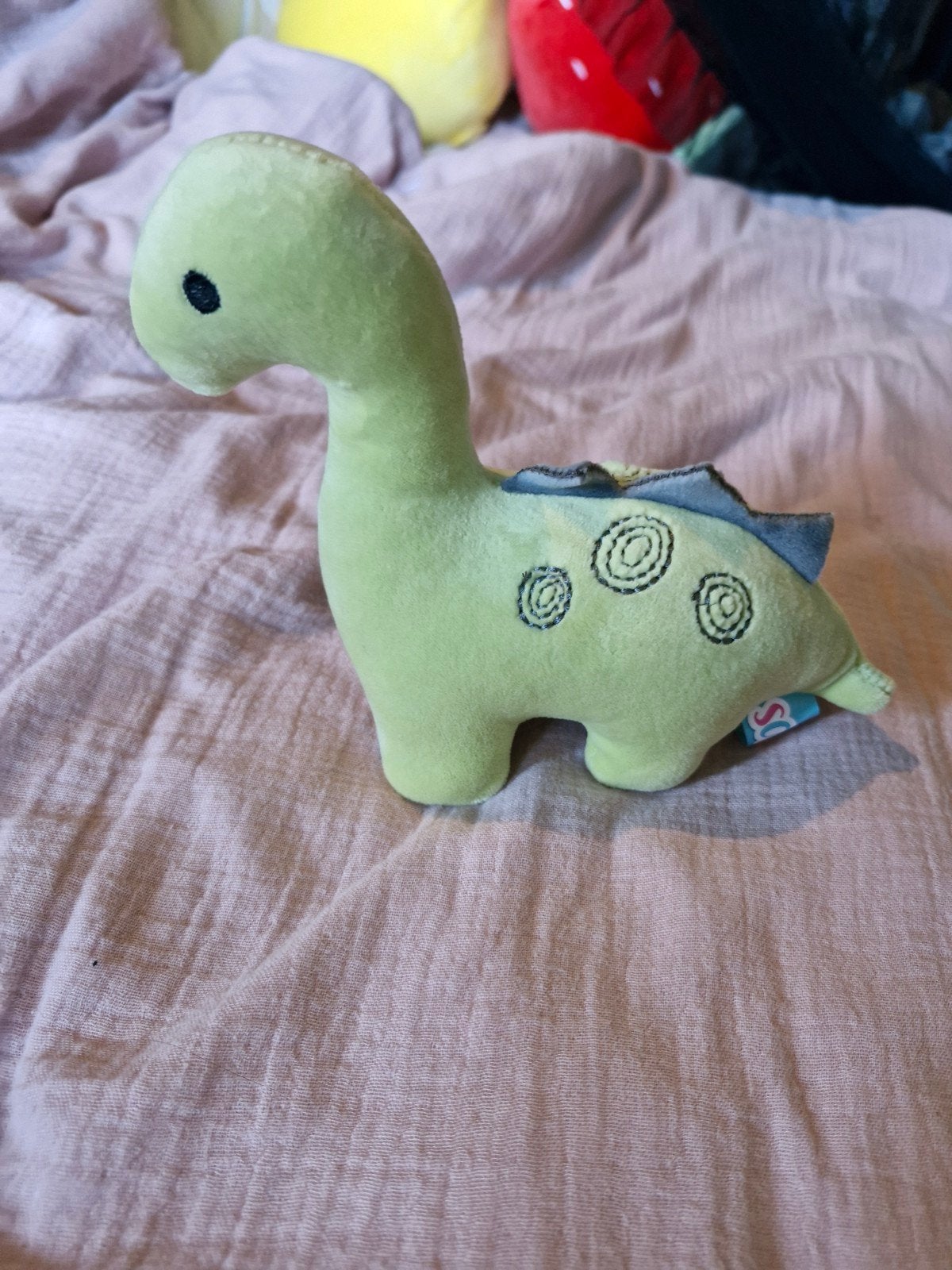 dino plushie, Groen, Dinosaurus, Nieuw, Ophalen of Verzenden