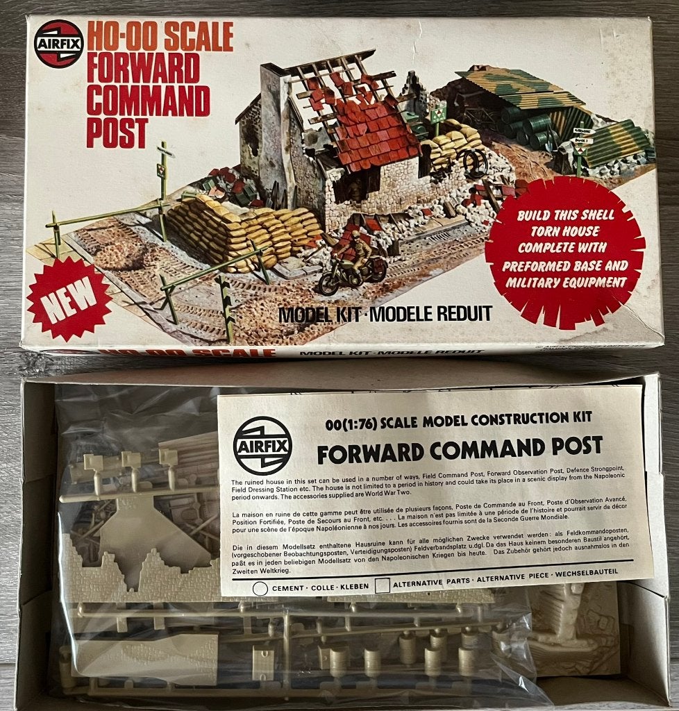 Vintage maquette modèle réduit AIRFIX poste de commandement, Enlèvement ou Envoi, Neuf, Diorama