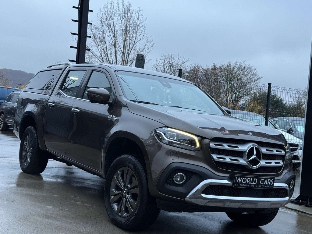 Mercedes-Benz X 350 d 4Matic TVAC*BTWIN CAM360 LINE ASS NAVI, Auto's, Mercedes-Benz, Automaat, 4 deurs, Gebruikt, Bruin