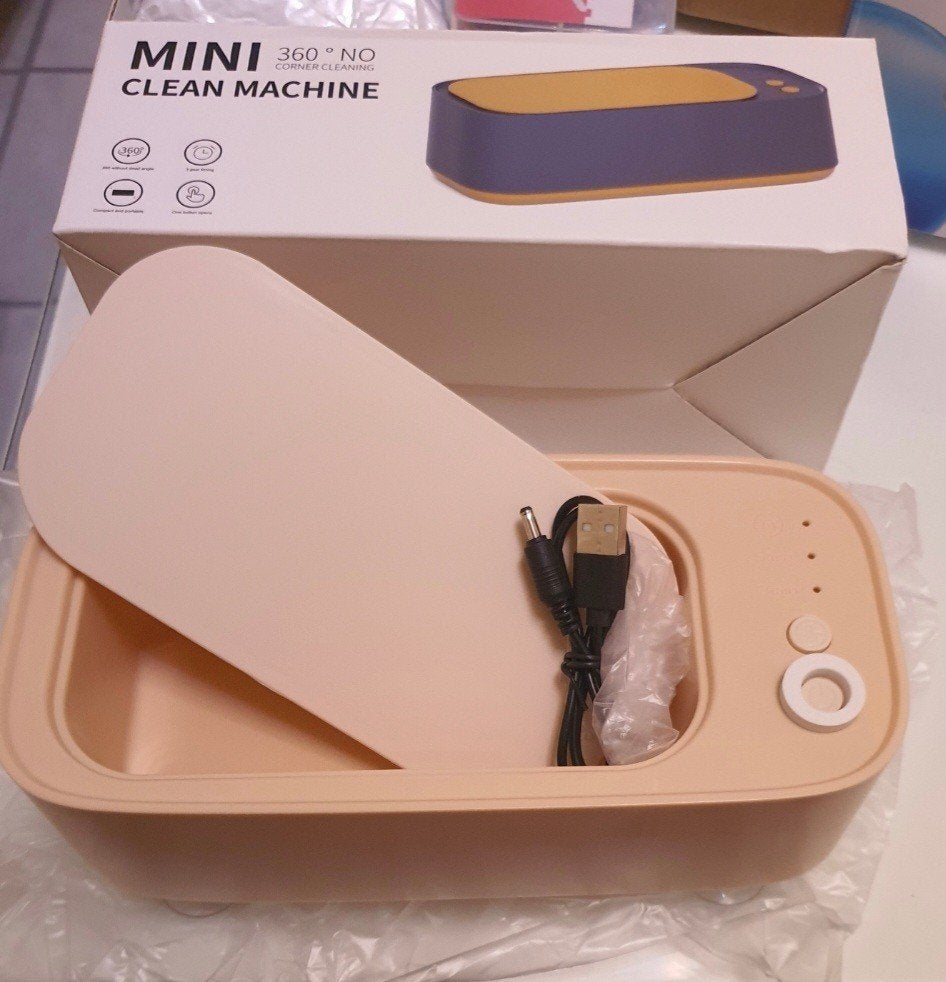 Mini Clean Machine – Ultrasone Reiniger, Ophalen of Verzenden, Nieuw, Beige
