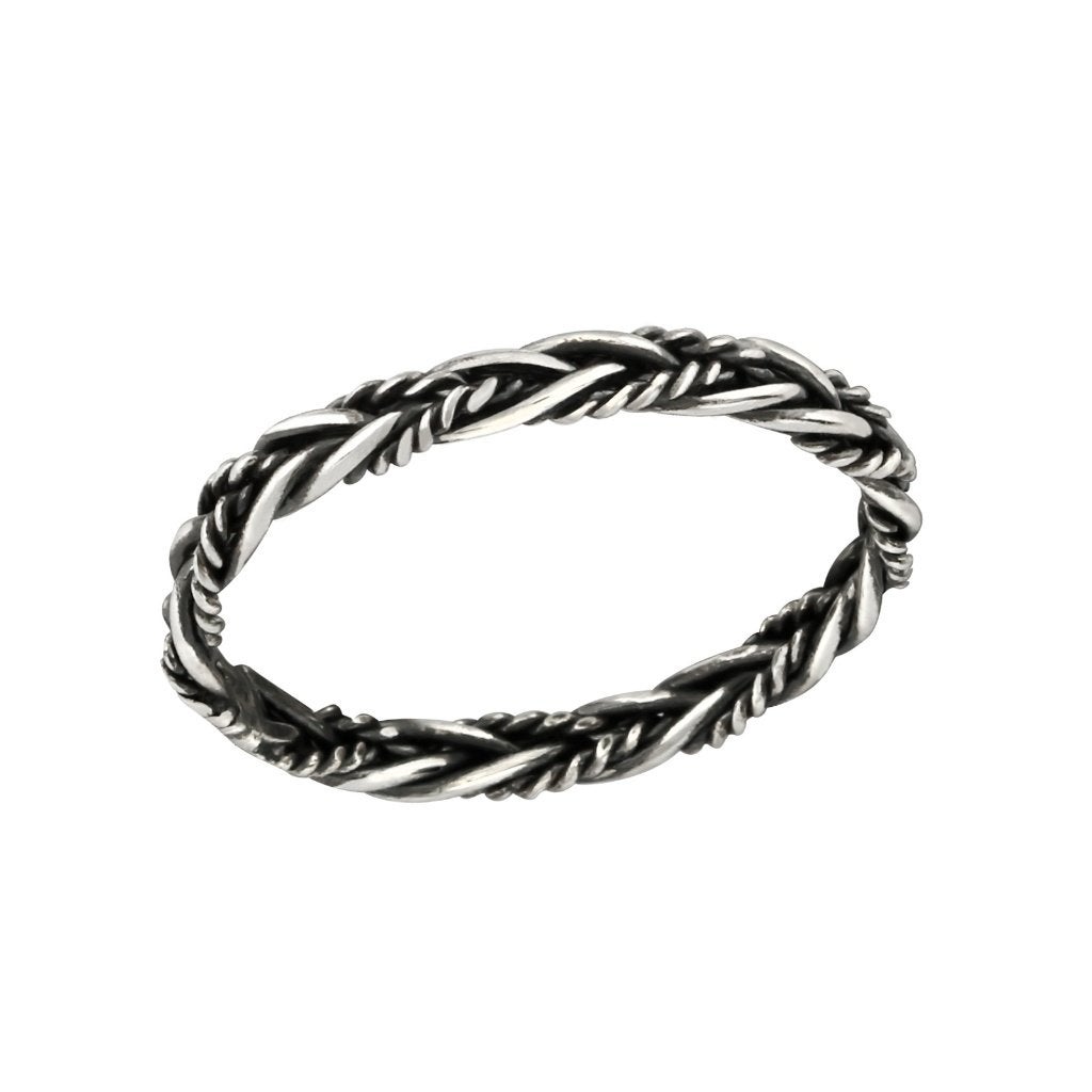 Bague pour femme en argent, modèle torsadé, Enlèvement ou Envoi, Neuf, Argent, Femme