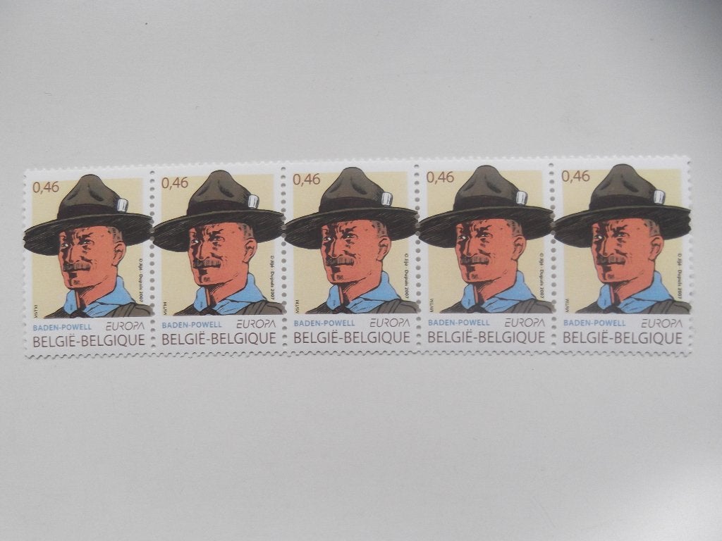 3633 Scout (Jijé), Timbres & Monnaies, Timbres | Europe | Belgique, Enlèvement ou Envoi, Non oblitéré, Timbre-poste