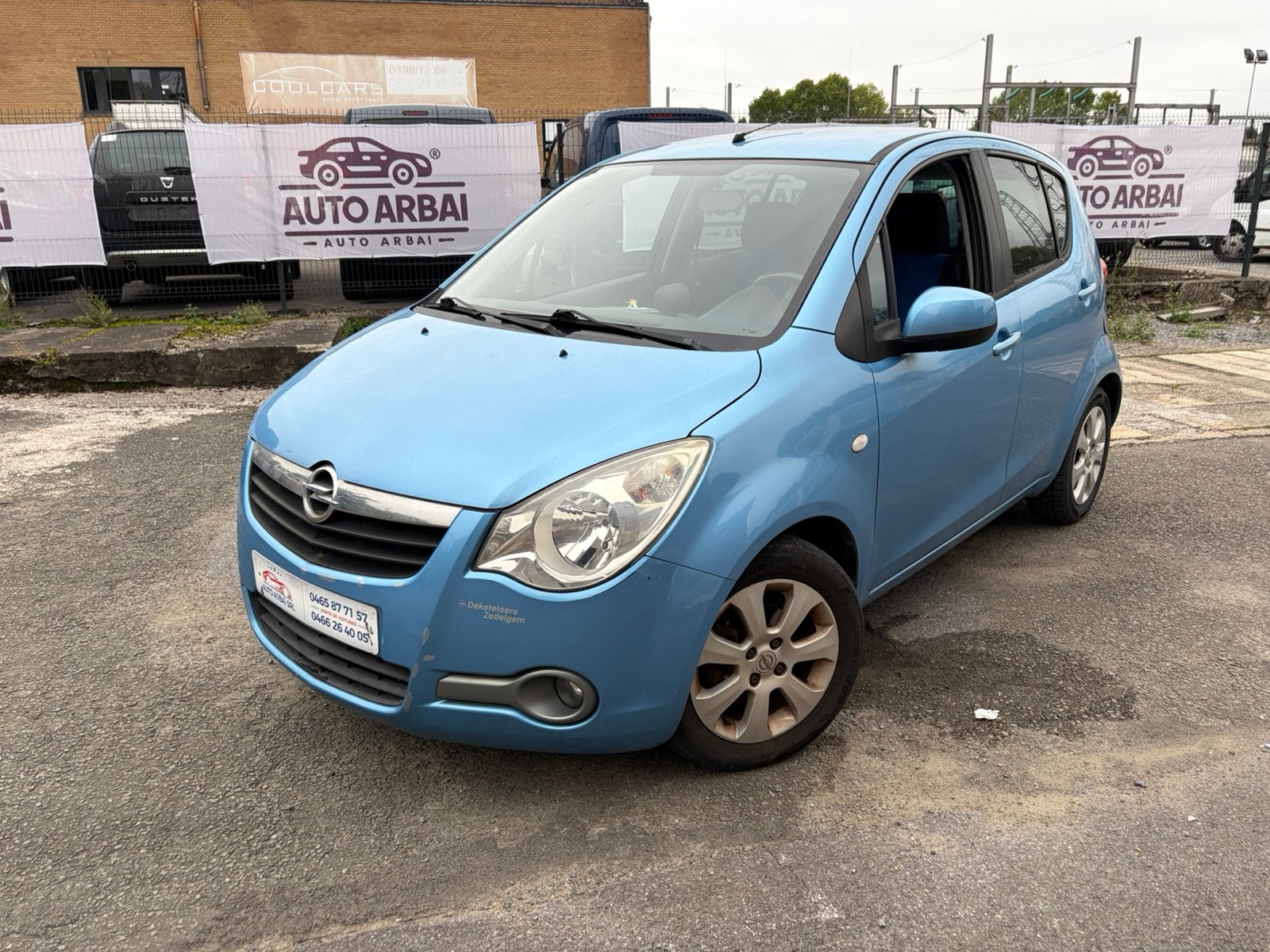 Opel Agila Agila 1.2i Enjoy 2011, Auto's, Dealer onderhouden, Stof, 4 cilinders, Blauw