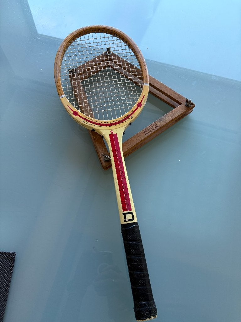 vintage tennisracket Donnay, Sport en Fitness, Tennis, Ophalen, Gebruikt, Racket, Overige merken