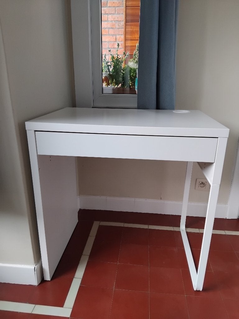 Bureau, Huis en Inrichting, Bureaus, Ophalen, Gebruikt, 73 cm, IKEA