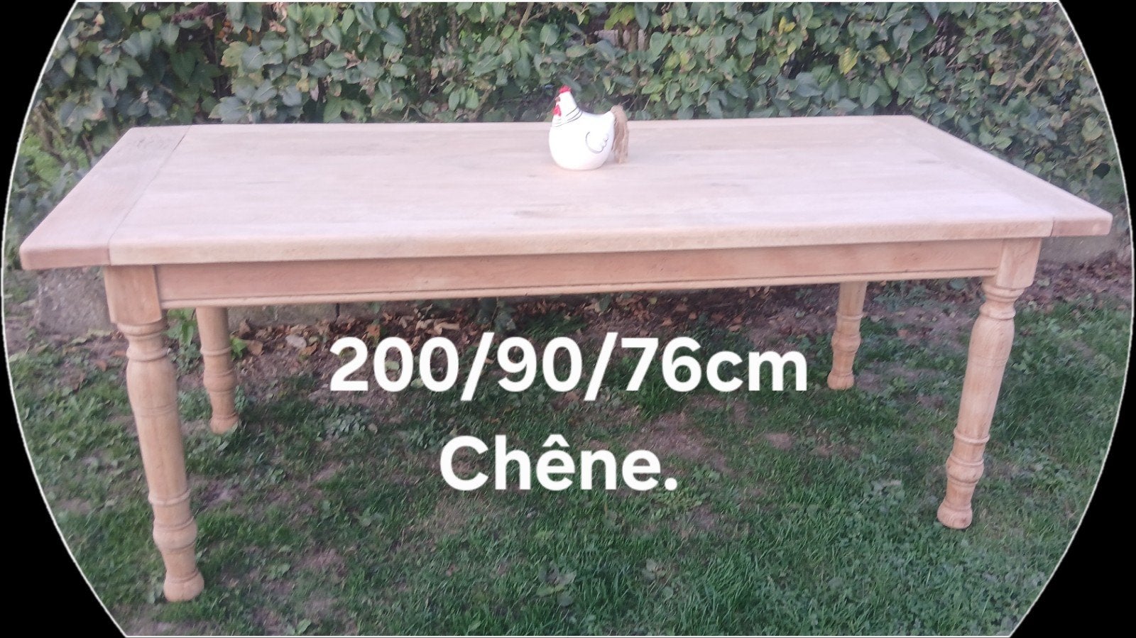 grande table de ferme, Maison & Meubles, Enlèvement, Chêne