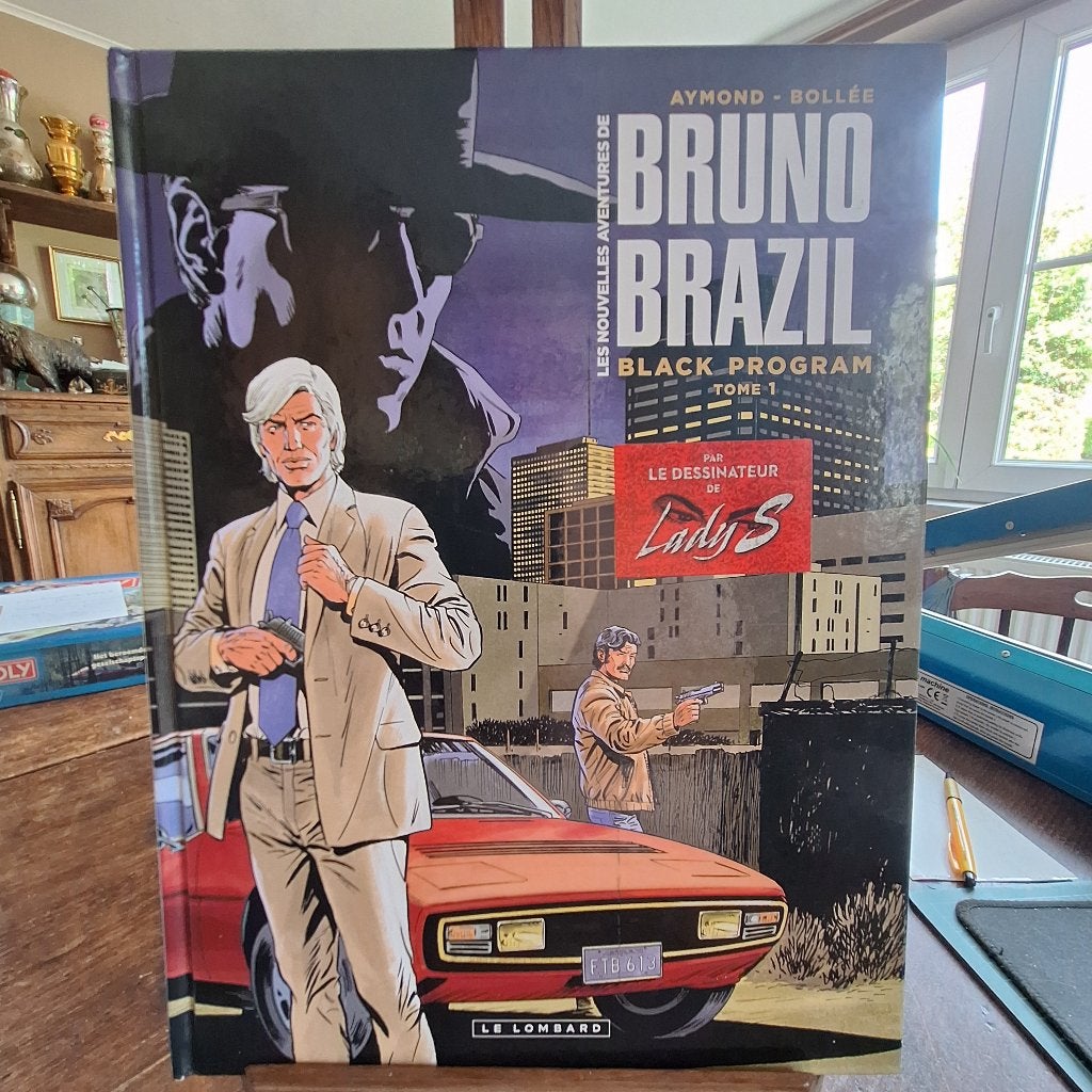 bruno brazil black program t1 aymond+bollée, Gelezen, Eén stripboek, Ophalen of Verzenden, Aymond+bollée
