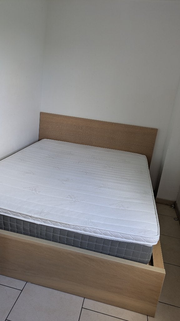 matelas + surmatelas 160 x 200, Matelas, Enlèvement, Utilisé, 200 cm