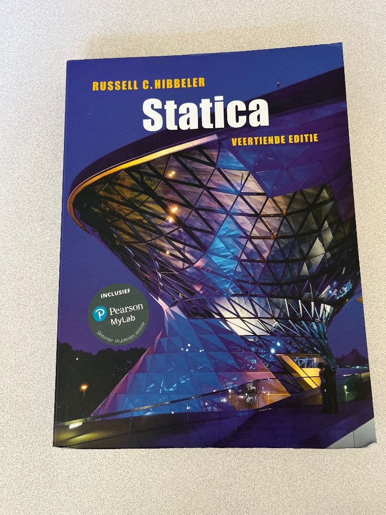 Statica - Russell C. Hibbeler - Veertiende editie, Boeken, Ophalen, Zo goed als nieuw, Hoger Onderwijs, Pearson