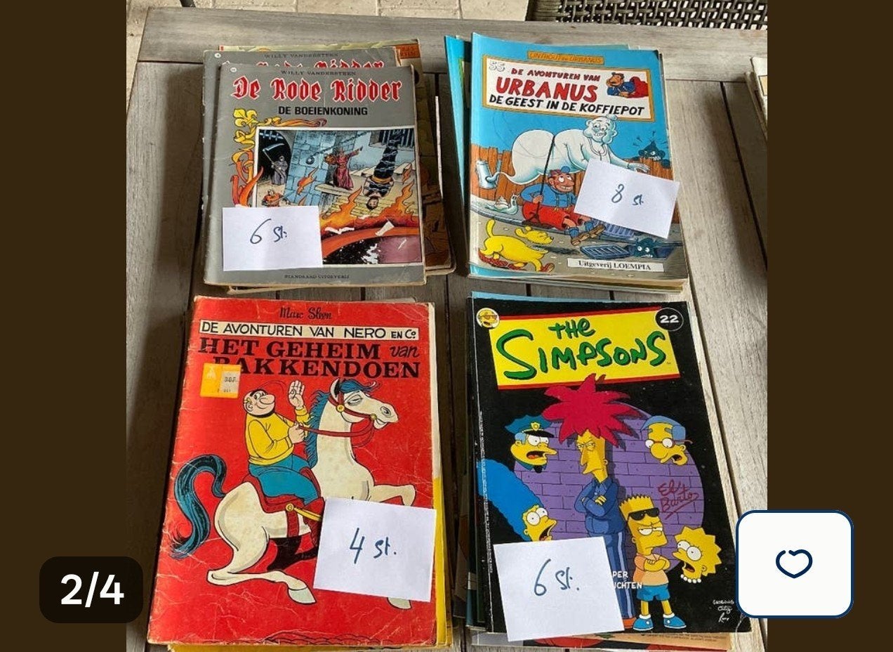 Stripverhalen, Boeken, Tijdschriften en Kranten, Ophalen