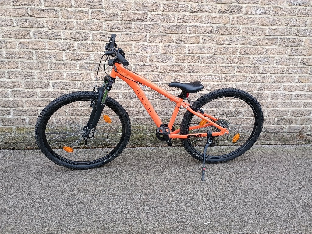 Jongensfiets Rockrider, Fietsen en Brommers, Ophalen, Velgrem, Rockrider (Decathlon), Handrem