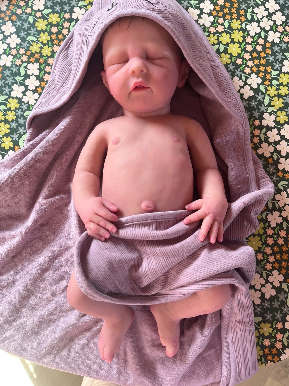 Silicone baby jongen, Verzamelen, Ophalen of Verzenden, Zo goed als nieuw, Babypop, Levensecht of Reborn