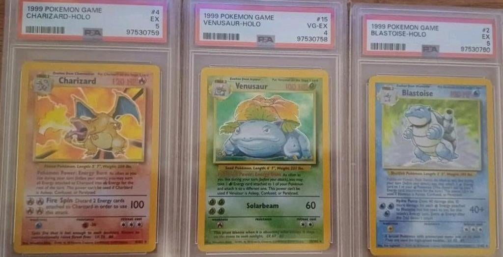 Pokémon charizard venusaur blastoise, Hobby en Vrije tijd, Ophalen