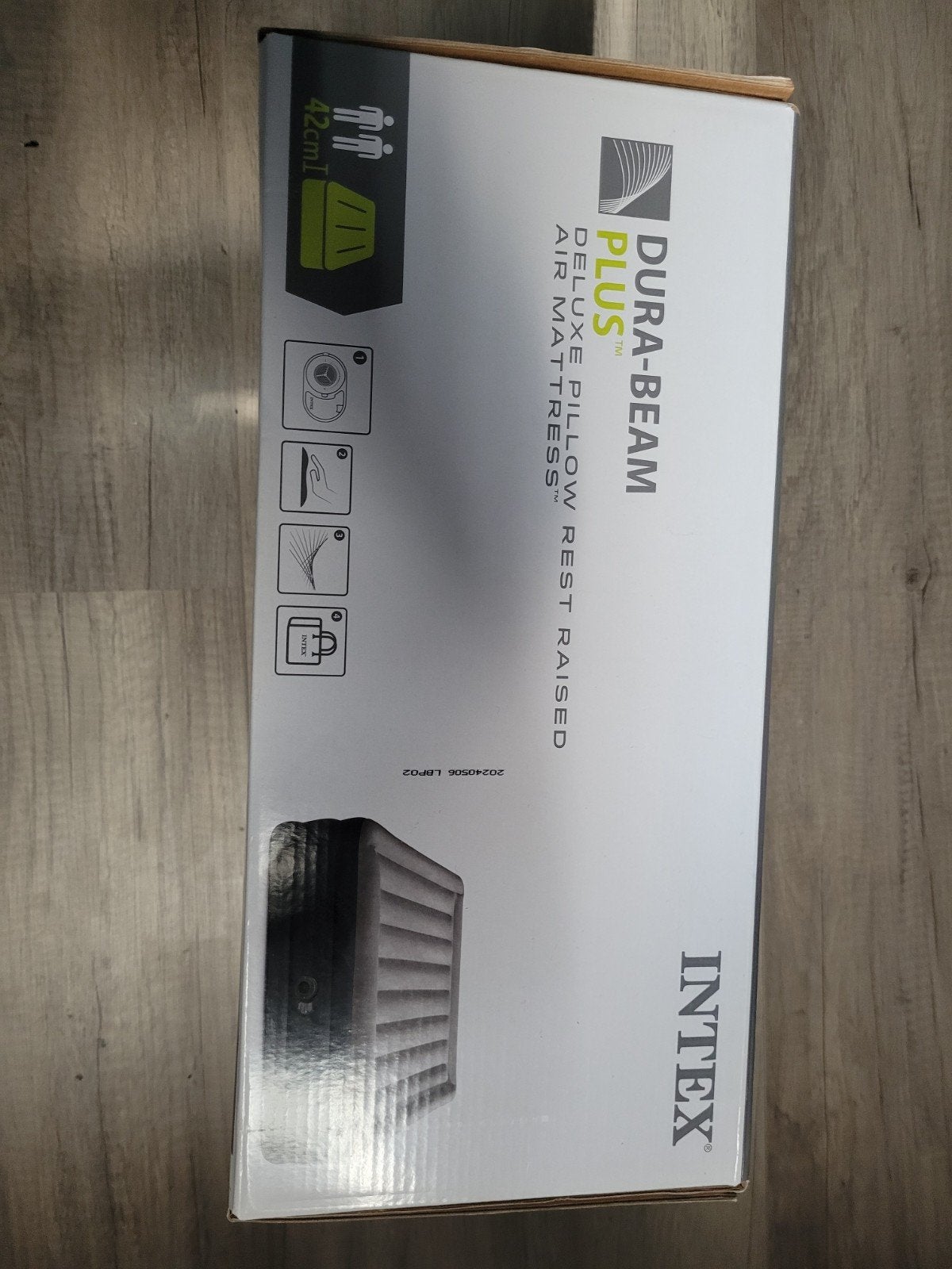 Matelas gonflable pour 2 personnes neuf dans sa boîte, Enlèvement