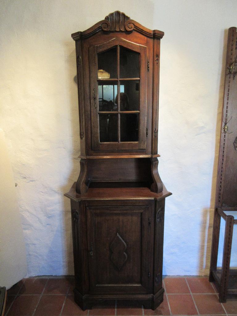 Armoire avec vitrine en bois meuble décoratif en bois, Maison & Meubles, Enlèvement