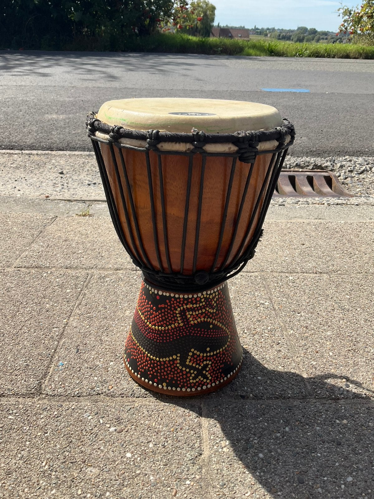 Kleine djembe, Ophalen, Gebruikt
