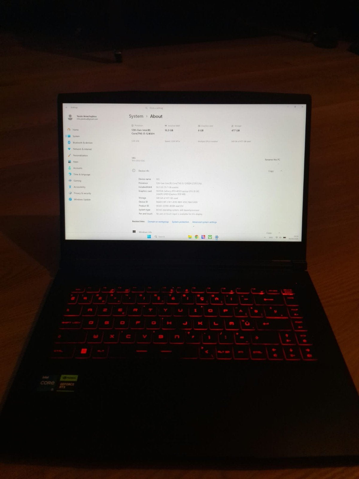MSI GF63 Thin 12VE – Te koop, Ophalen, I5, Zo goed als nieuw, Gaming