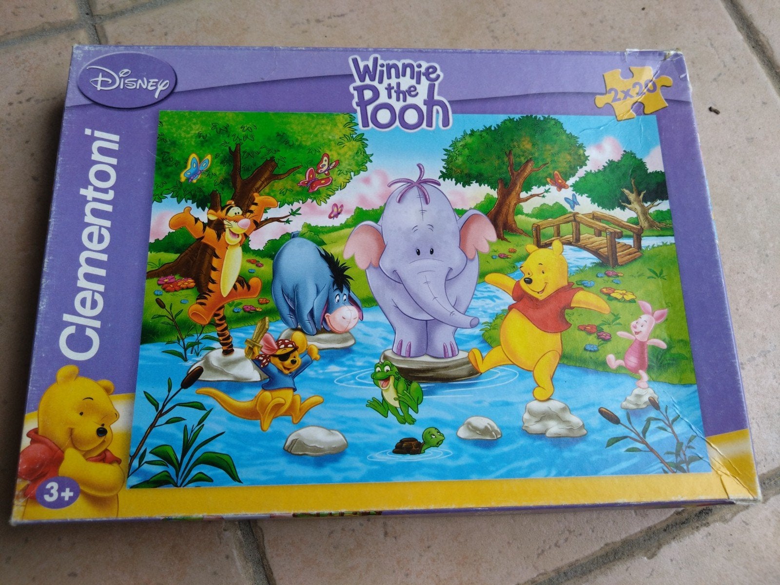 2 puzzels Winnie the Pooh, Kinderen en Baby's, Ophalen of Verzenden, 10 tot 50 stukjes, Zo goed als nieuw, 2 tot 4 jaar