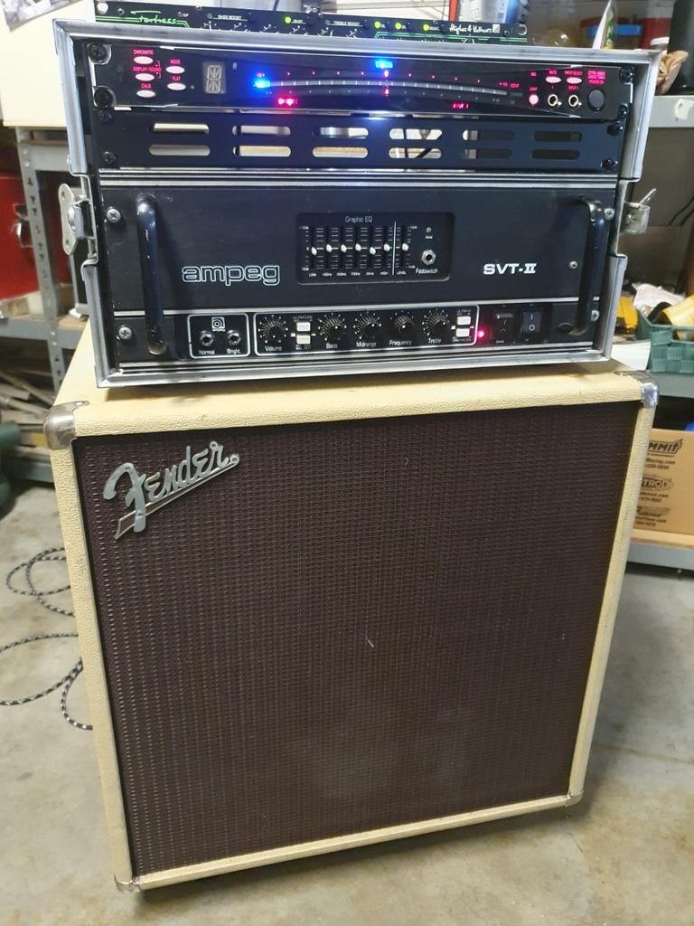 Ampeg SVT-II non pro Fender rumble bass 4x10" Custom Shop, Ophalen
