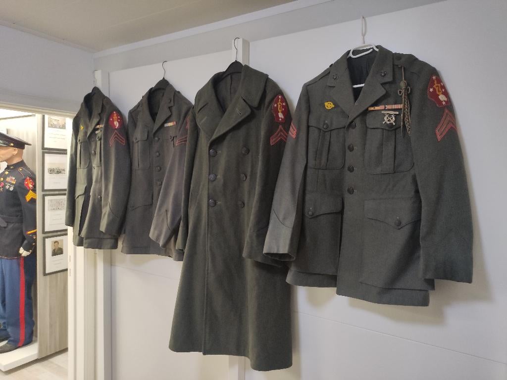 WW2 USMC Green Uniforms, Ophalen, Marine, Kleding of Schoenen