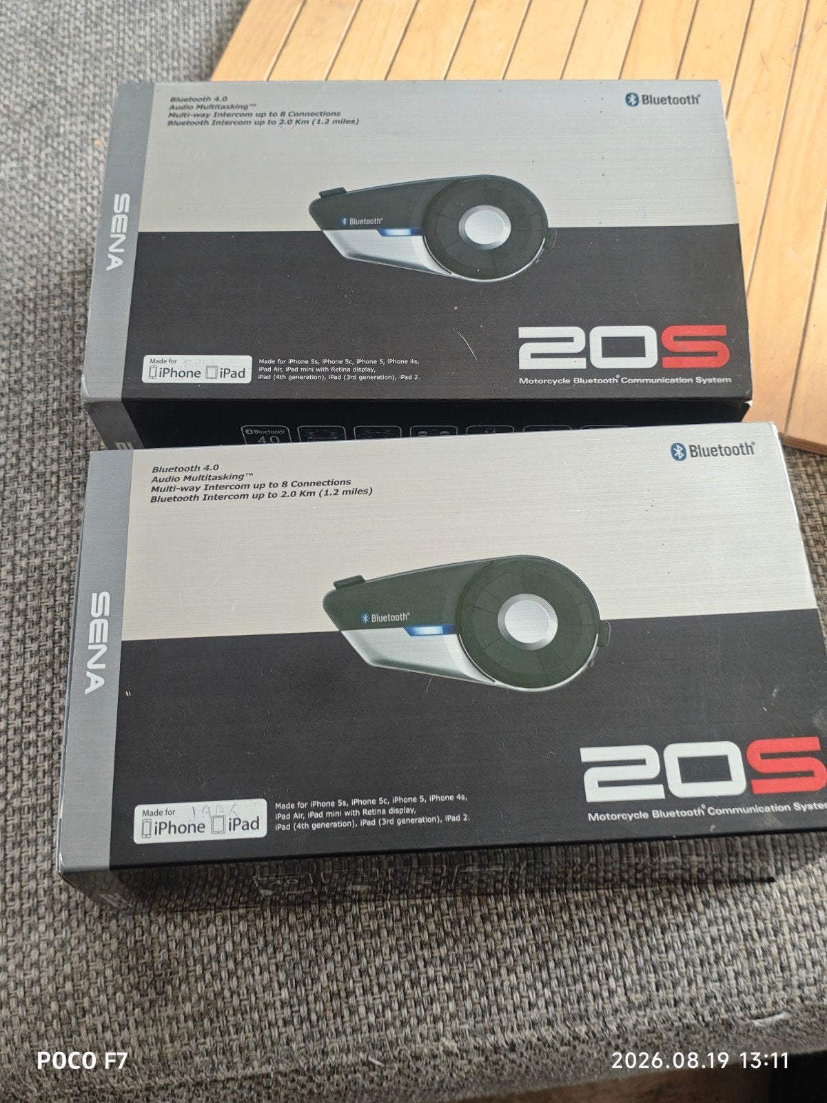 sena 20 S, Motoren, Accessoires | Overige, Ophalen, Gebruikt