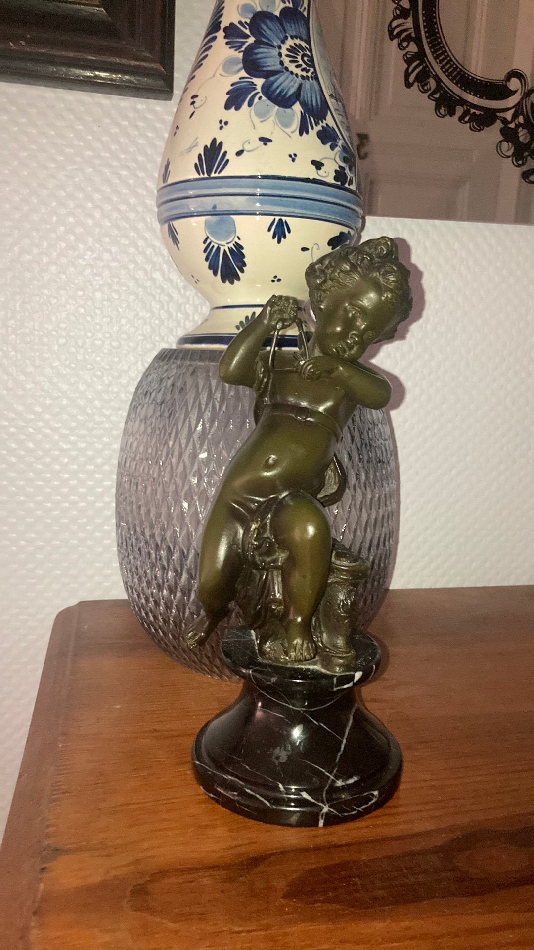 Cupido door Hippolyte Moreau., Ophalen, Brons, Beeld, Abstract