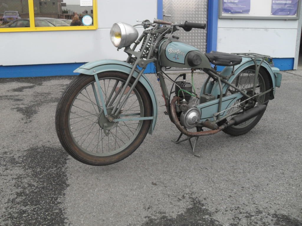 oldtimer motor Peugeot type 57TS van 1954, Occasion, 125 cm³, Manuelle