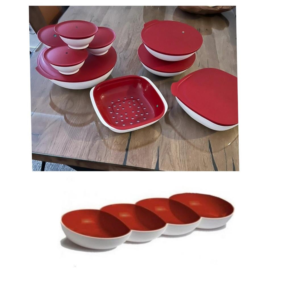 Nieuwe allegra set van tupperware demo model+gratis verzendi, Ophalen of Verzenden, Nieuw