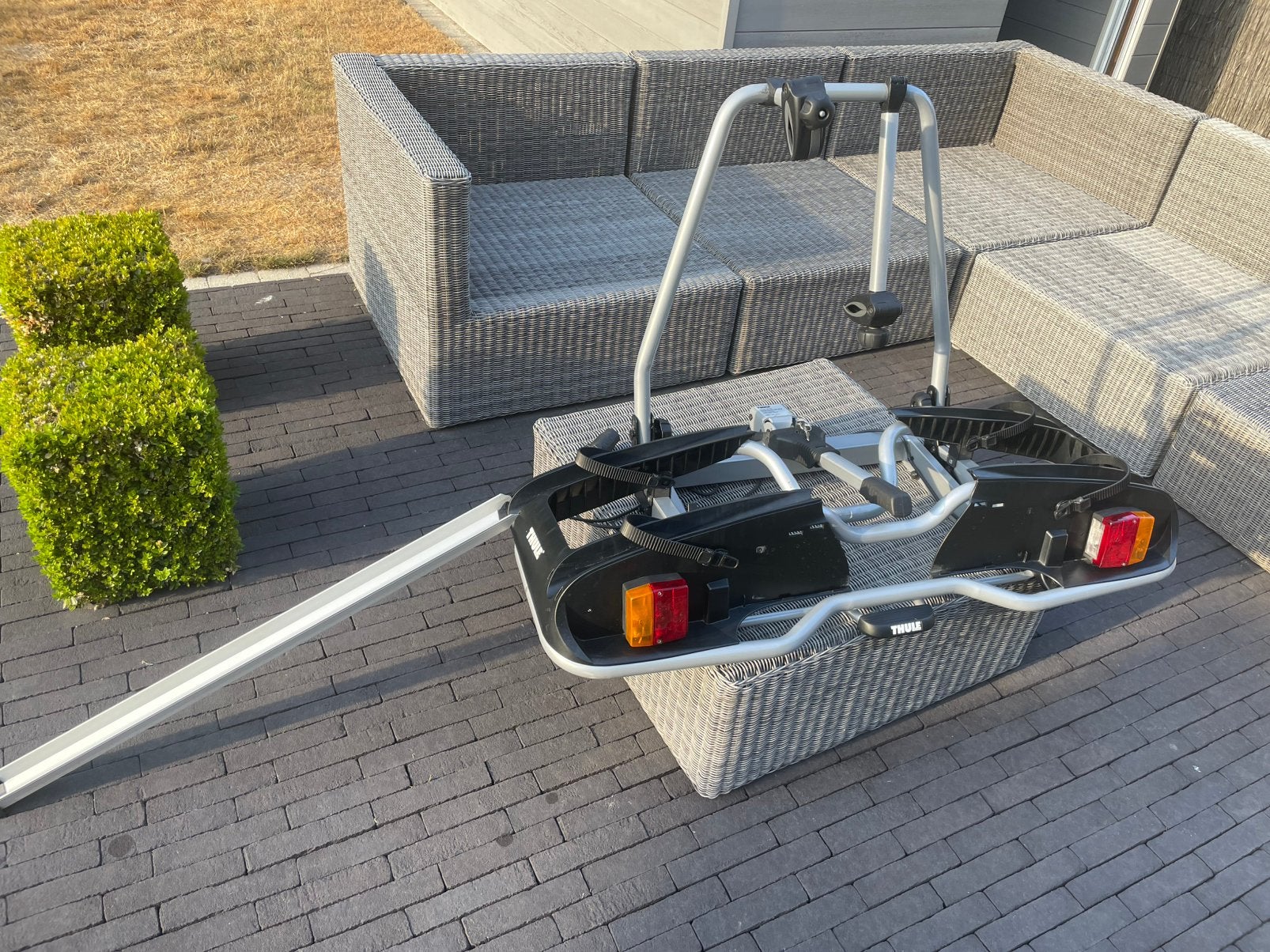 Thule EP916., Support d'attelage, 2 vélos, Comme neuf, Enlèvement