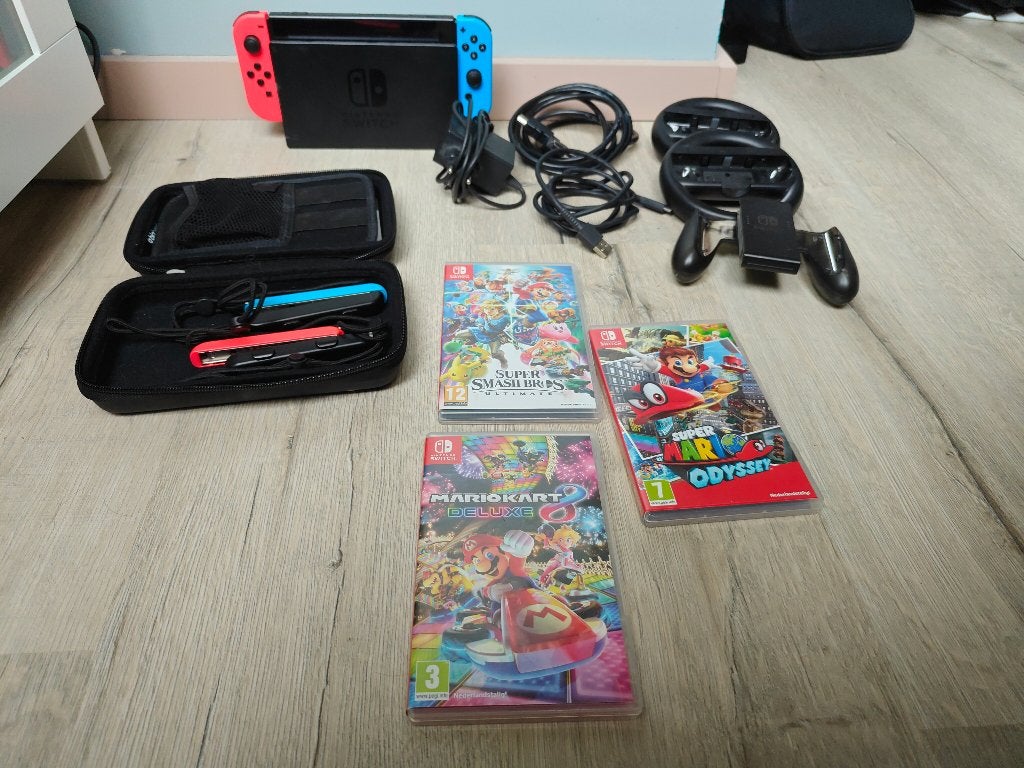 Switch 1 inclusief 3 games, Ophalen, Met games