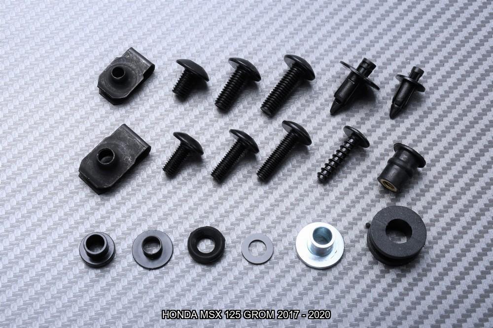Kit visserie spécifique pour HONDA MSX 125 GROM 2017 - 2020, Motos, Enlèvement ou Envoi, Neuf