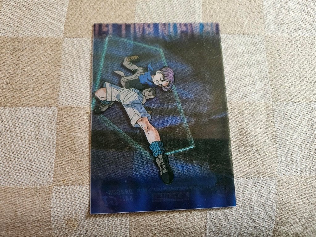 dragonball z kaart doorschijnend Trunks panini, Enlèvement ou Envoi, Neuf, Cartes en vrac