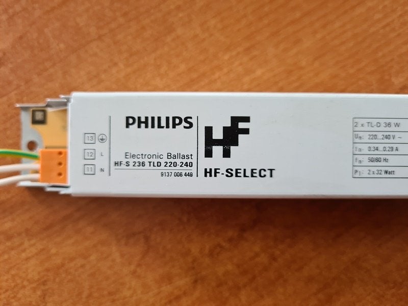 Philips HF-S 236 TL-D II voorschakelapparaat, Philips, Enlèvement ou Envoi, Utilisé, Dimmable
