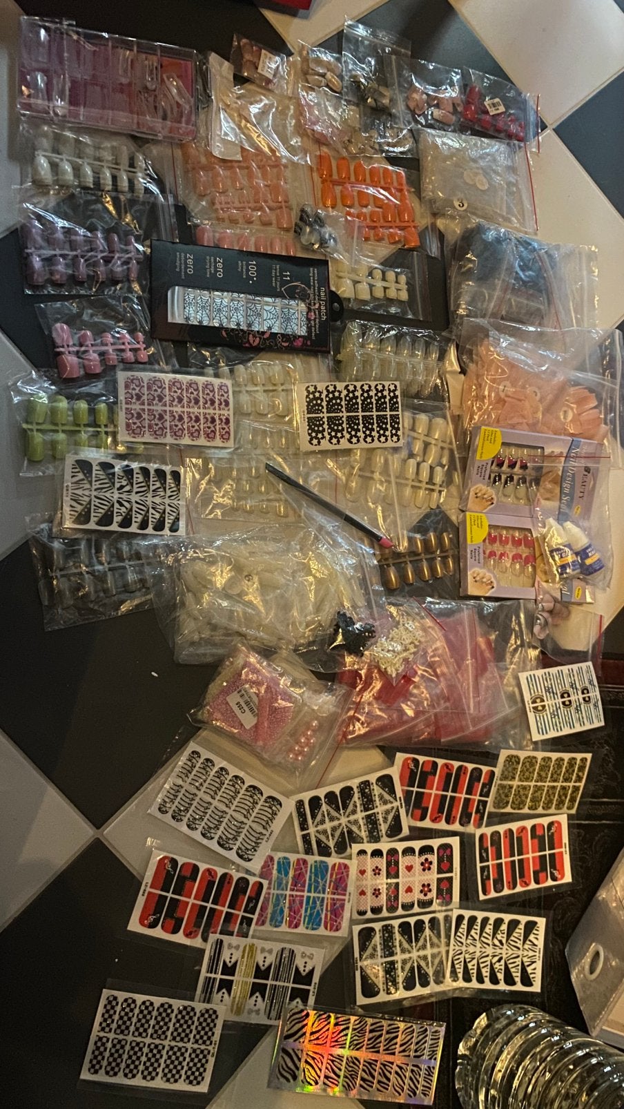 Nagelkunst met een grote prijs, nepnagels, nagelstickers, Ophalen, Nieuw