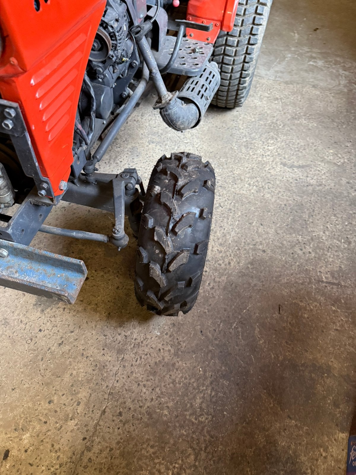 Micro tracteur Kubota, Enlèvement
