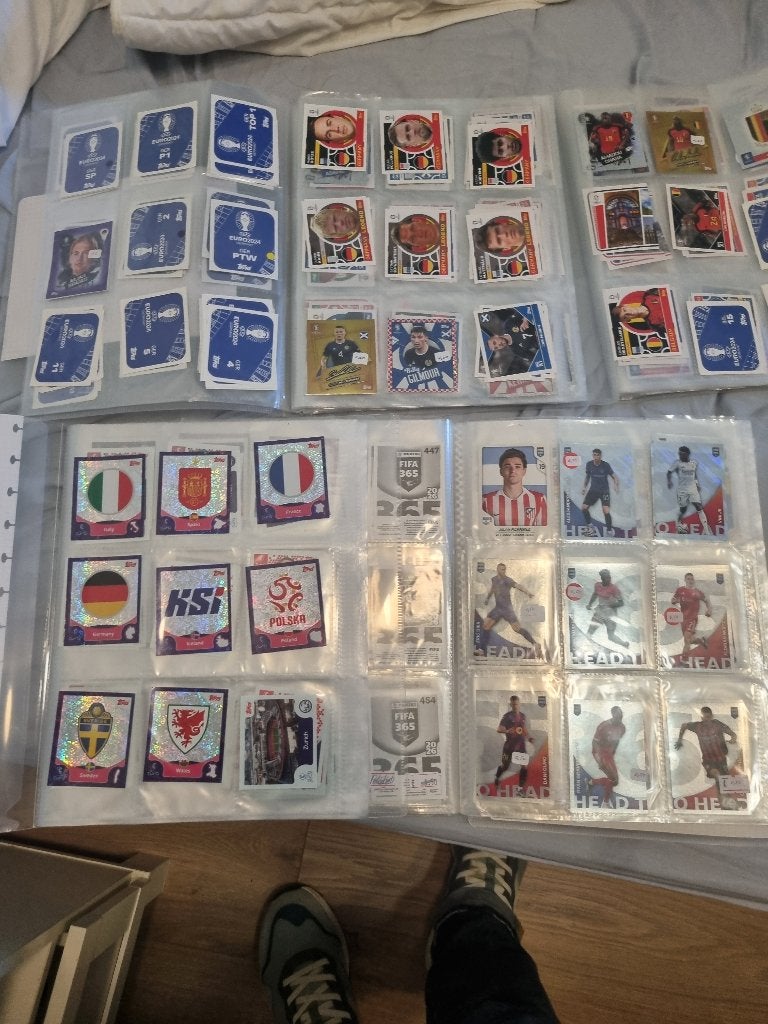 Autocollants Panini - Topps +/- 2200 à vendre, Enlèvement ou Envoi, Comme neuf, Plusieurs autocollants
