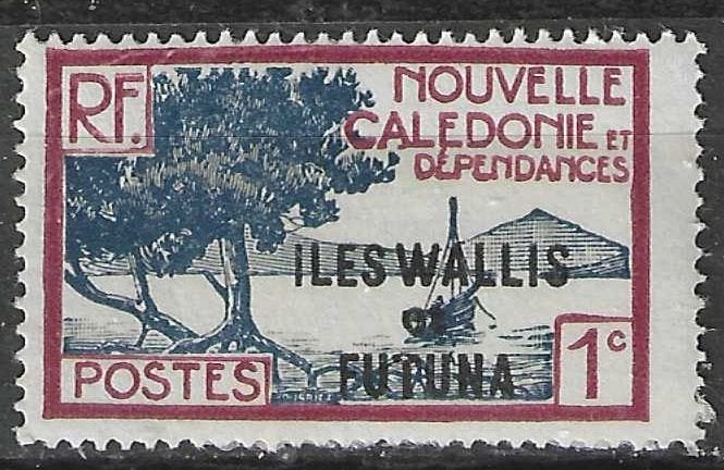 Wallis et Futuna 1930/1938 - Yvert 43 - Pte Paletuviers (ZG), Timbres & Monnaies, Envoi, Non oblitéré