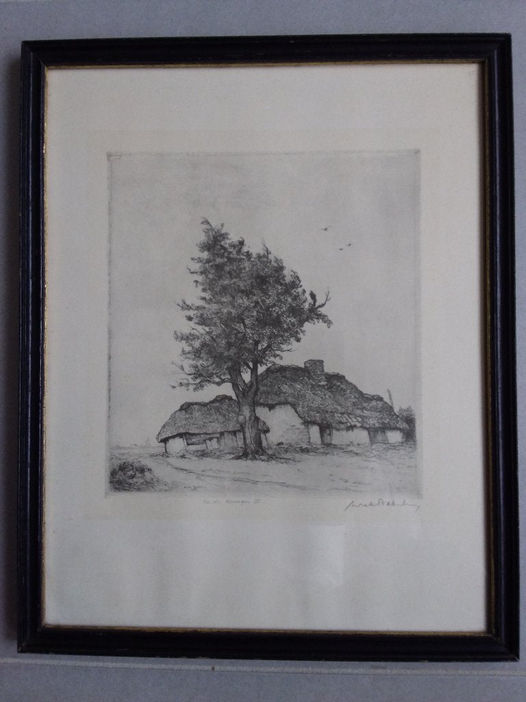 Dirk Baksteen Offsetlithografieën, gravures en aquarellen, Enlèvement, Numéroté
