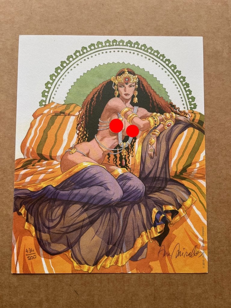 Ex-libris Djinn - Le divan - 2010 - Mirallès - Dargaud, Livres, BD, Envoi