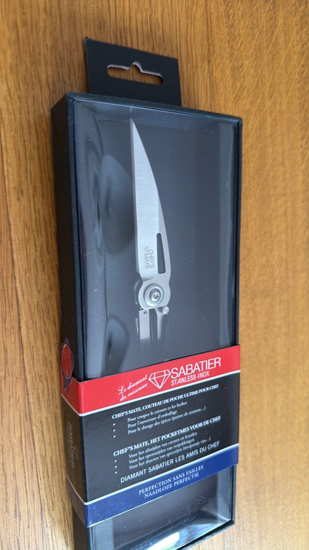 Couteau pliant sabatier inox neuf 19€, Ophalen of Verzenden, Zo goed als nieuw