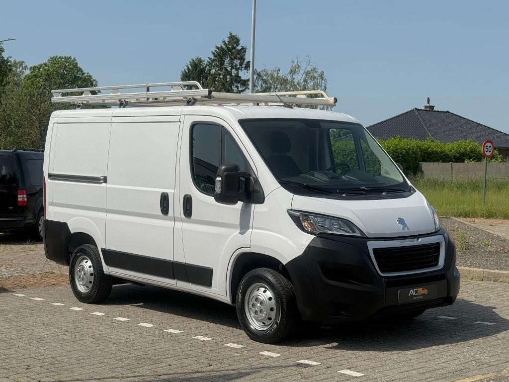 ✅Peugeot Boxer 2.2HDi Airco/GARANTIE/Navi/Camera/Cruise/2021, Stof, 4 cilinders, Wit, Bedrijf