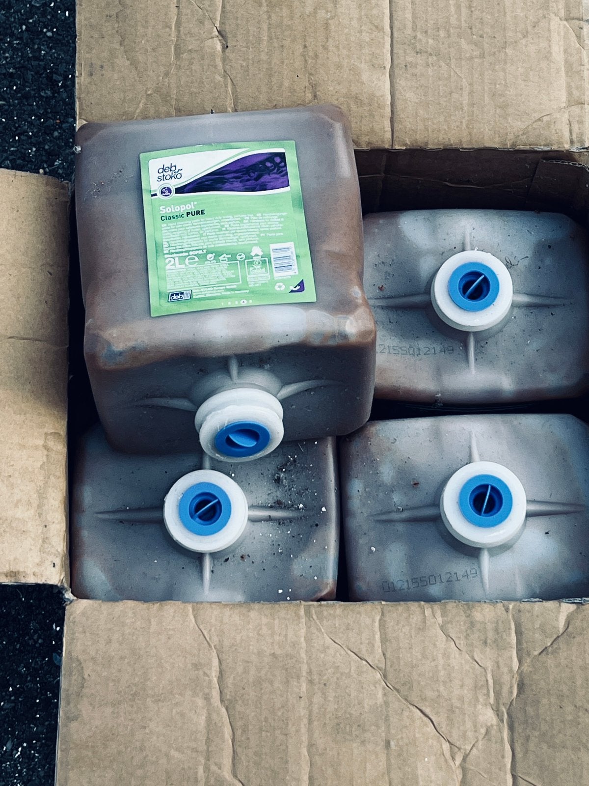 Handreiniger Deb Stoko 4x2L, Doe-het-zelf en Bouw, Zeil en Folie, Ophalen, Zo goed als nieuw