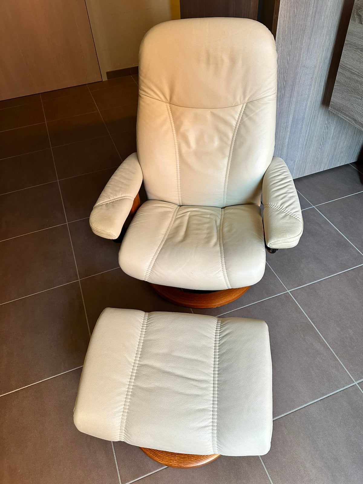 Fauteuil Stressless, Maison & Meubles, Moins de 75 cm, Comme neuf, Enlèvement, Cuir