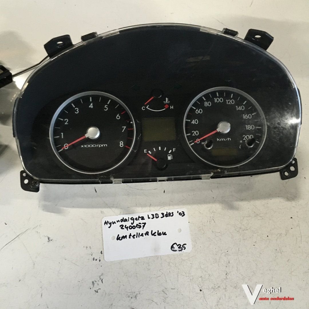 Hyundai Getz 1.3 B 3 drs 2007 Km Tellerklok, Gebruikt, -, -, Ophalen of Verzenden