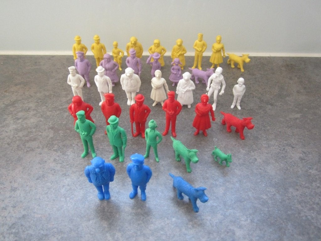 Tintin - figurines monochromes Esso - au choix : 4,00Eur / p, Enlèvement ou Envoi, Tintin, Comme neuf, Statue ou Figurine