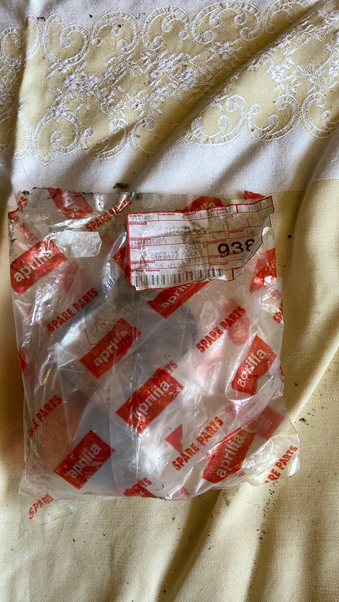 Aprilia Moto 6.5 AP8124377 pinker NOS, Verzenden