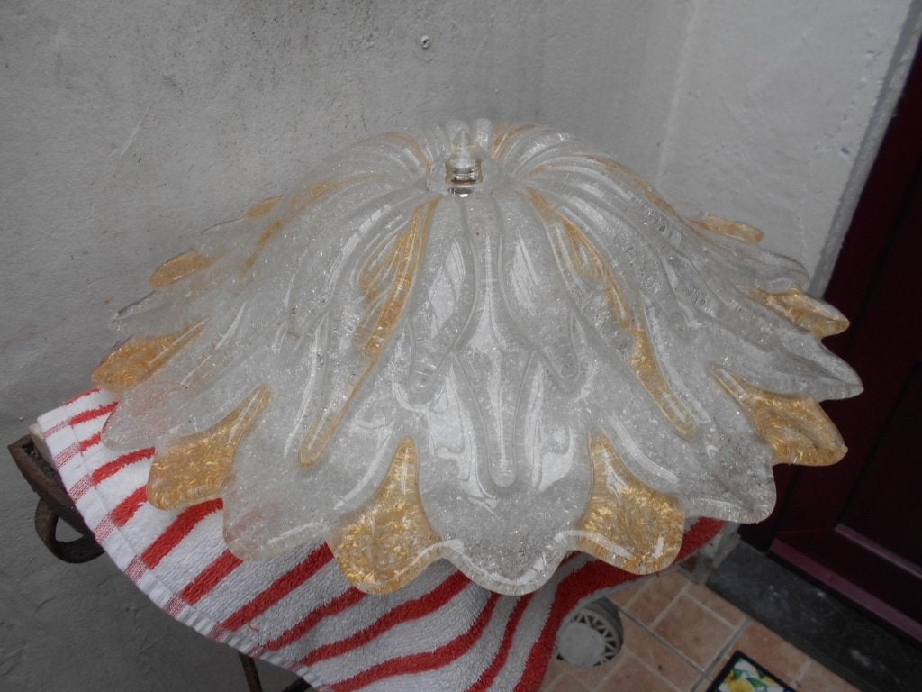 MURANO-plaffoniere-styl BAROVIER en TOSO  1970, Antiek en Kunst, Ophalen