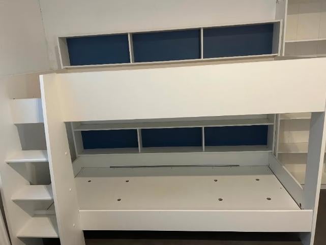 stapelbed met opbergruimte, Ophalen, Zo goed als nieuw, Stapelbed
