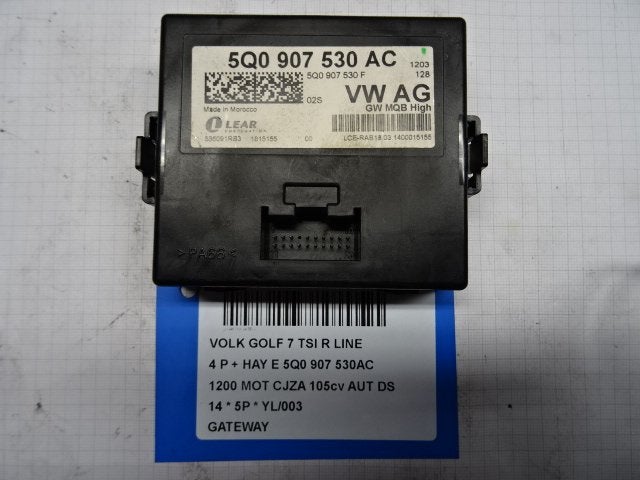 GATEWAY MODULE Volkswagen Golf VII (AUA) (5Q0907530AC), Utilisé, Volkswagen